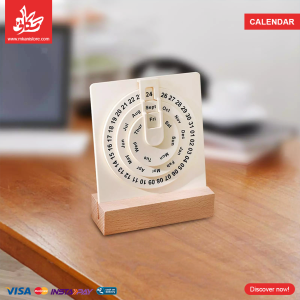 Wooden Rotational Calendar
