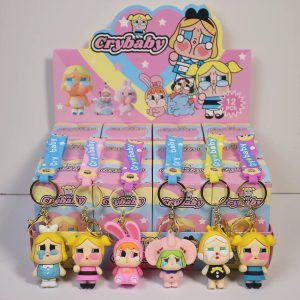 1Pc Secret Blind Box Silicone Keychain - Crybaby Crying Again